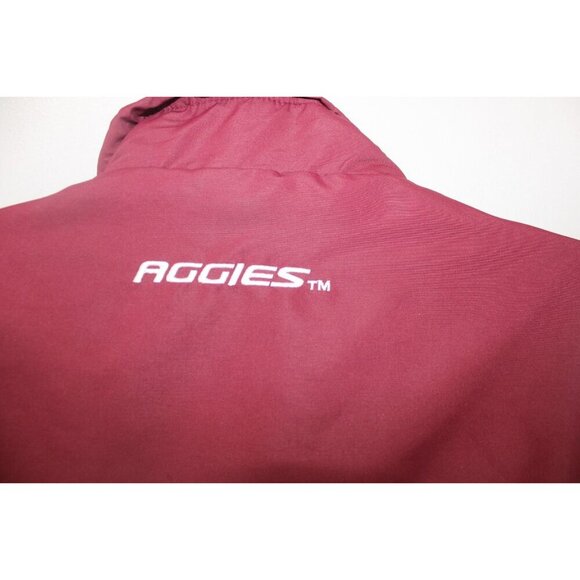 Texas A&M Aggies Colosseum Athletics Wind Jacket Mens XXL Red Full Zip Sporty - Picture 8 of 11